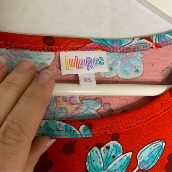 LuLaRoe Julia Orchid Dress - Picture 11 of 12